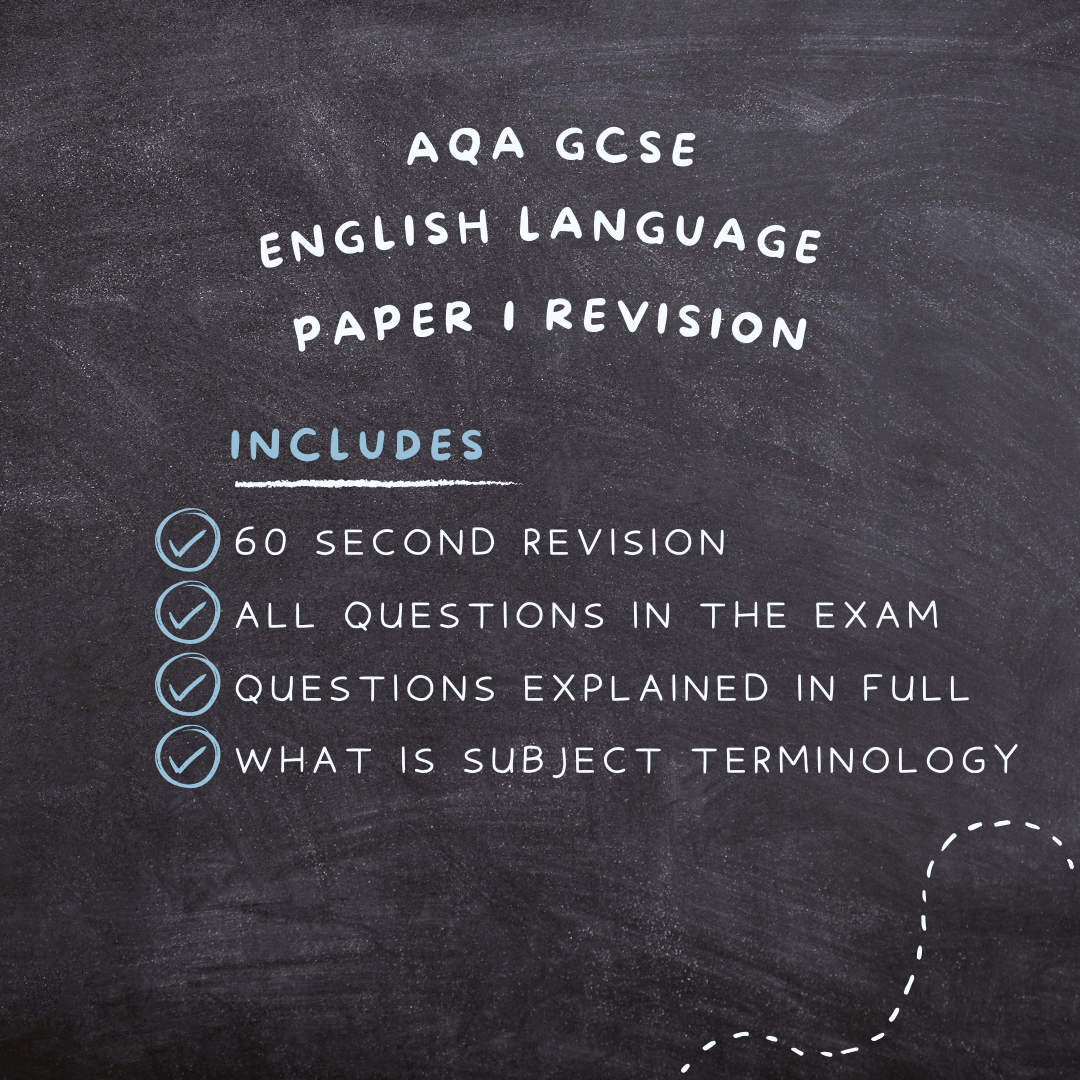 Paper 1 AQA English Language Revision