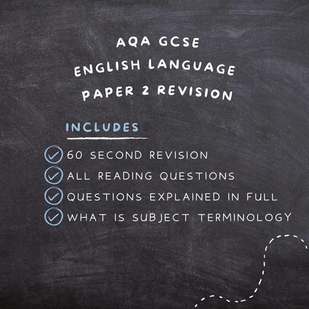 Paper 2 AQA English Language Revision